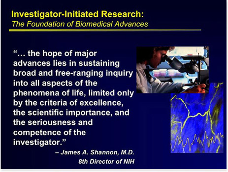Slide 4 [Photo of a laboratory scientist and a laboratory image]