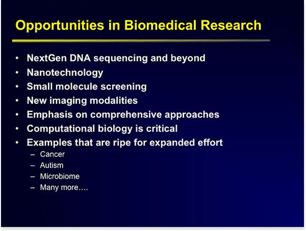 Slide 6 - Opportunities in Biomedical Research