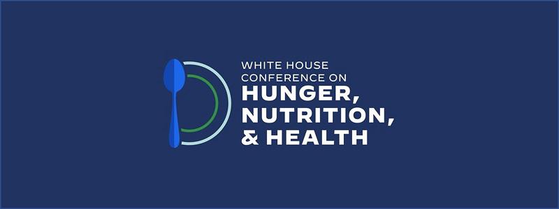 White House Conference on Hunger, Nutrition, and Health Logo with spoon and plate