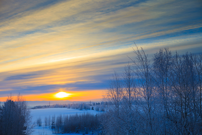 Photo of a sunset