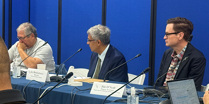 Jay Bhattacharya and Jim O'Neill