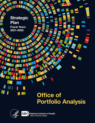Cover page of strategic plan showing concentric circles radiating outward