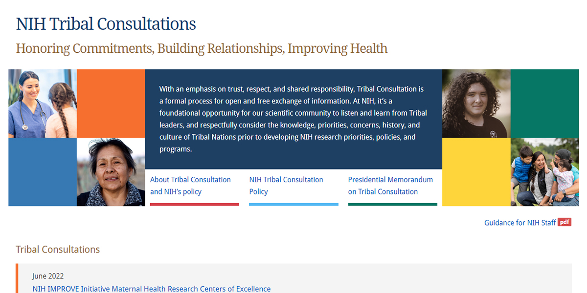 Tribal Consultations