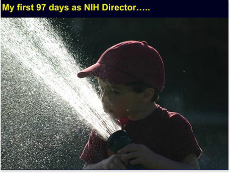 Slide 2 [Photo of a boy drinking water from a garden hose]