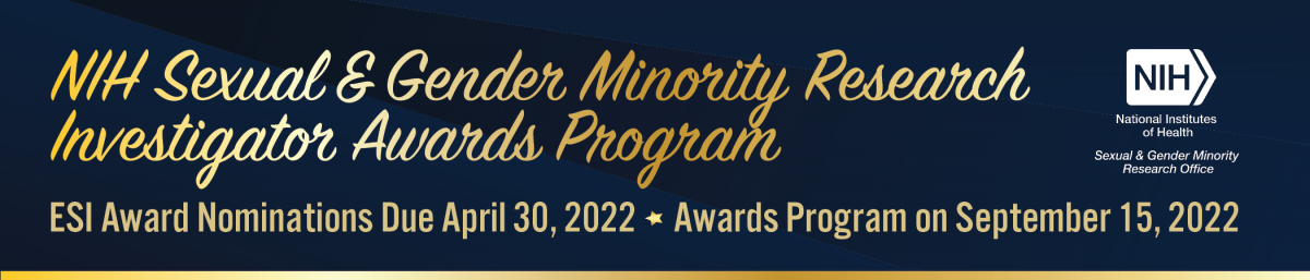 NIH Sexual and Gender Minority Research Investigator Awards Program
