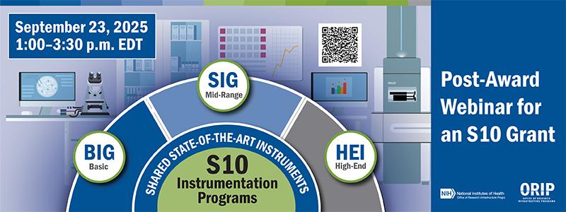 S10 Post-Award Webinar Banner